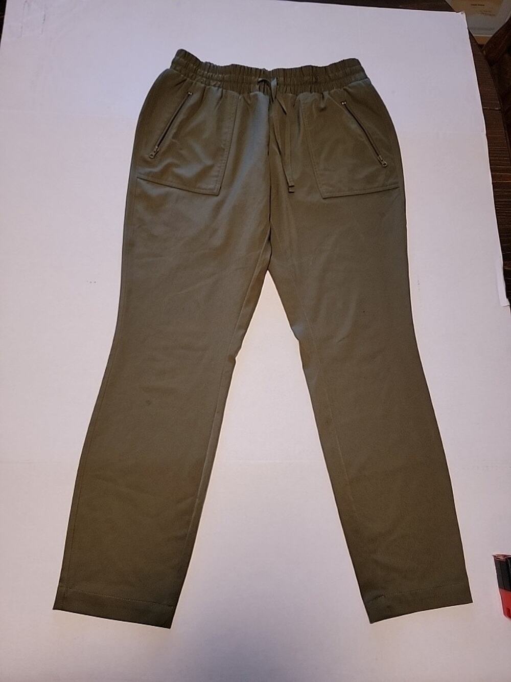 Magellan Outdoors Travel Fishing Pants Women's Size Medium Green Draw String
